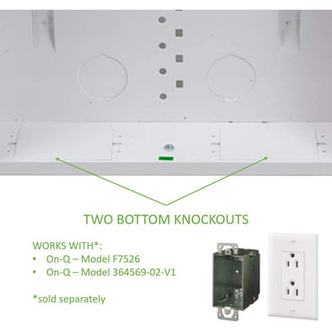 Legrand 28-inch Enclosure with Screw-On Cover