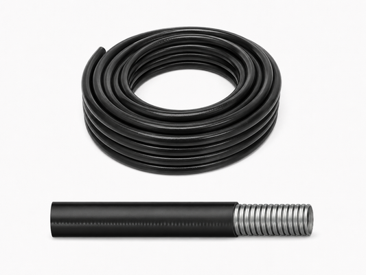 3/4" metallic seal tight conduit in gray 100' coil, UL Listed for indoor and outdoor electrical wiring protection