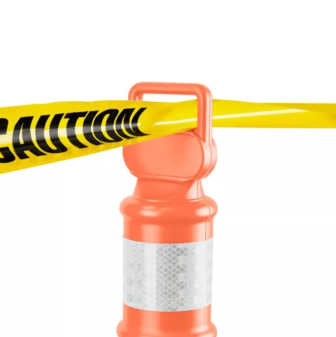 Safety Delineator Post (45" Tall w/Base)