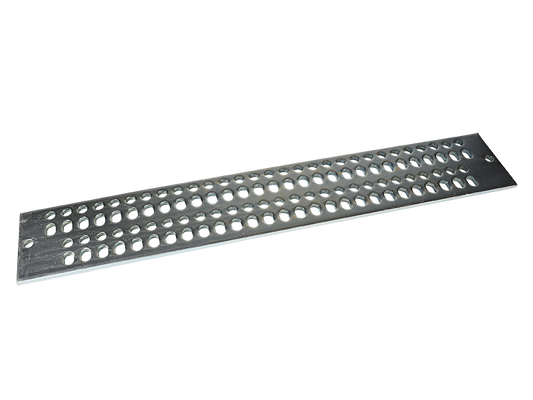 1/4" x 4" x 24" Galvanized Universal Bus Bar