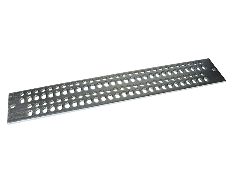 1/4" x 4" x 24" Galvanized Universal Bus Bar