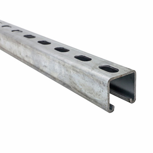 Unistrut 1-5/8'' x 1-5/8'' HDG Slotted Channel, 12 Gauge