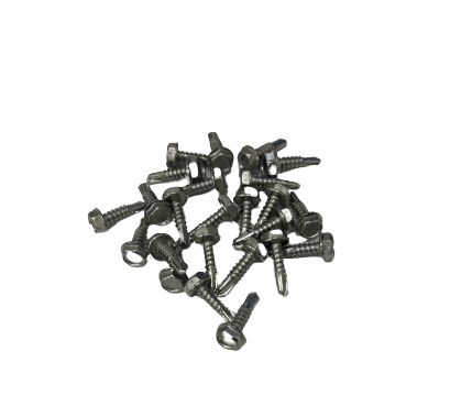 Zip Screw Stainless Steel #10-3/4" Bag of 100