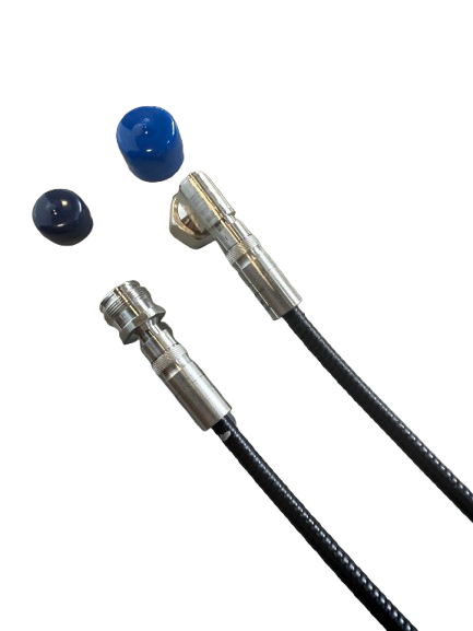 JMA 4.3/10 RA Male to 4.3/10 Female PIM Tested Jumper (1 Meter)