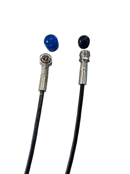 JMA 4.3/10 RA Male to 4.3/10 Female PIM Tested Jumper (1 Meter)