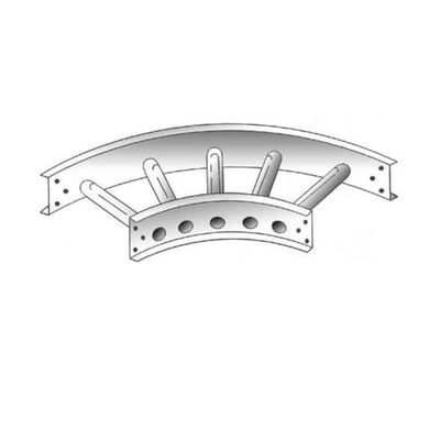 Shop the 4" x 6" 90° horizontal bend rooftop coax ladder tray section by COPE – designed for high-performance telecom and 5G cable tray systems. Available for local delivery in NJ/NY.