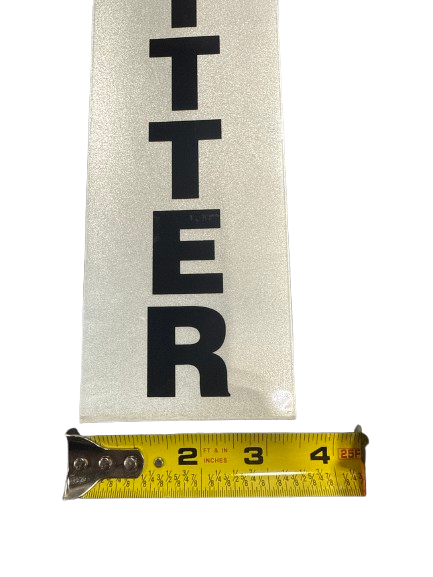 Black 5G CBRS Transmitter Sticker – Weatherproof Reflective, Pack of 5