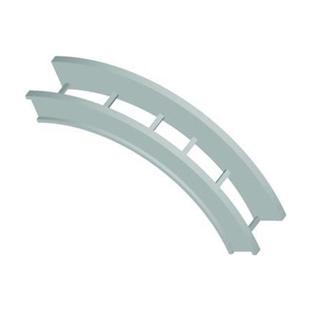 4"d x 12"w 90-Deg Vert Outside Bend Roof-Top Coax Ladder Tray
