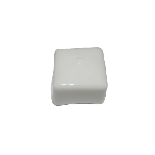 1-5/8" White End Strut Cap (Qty of 1)