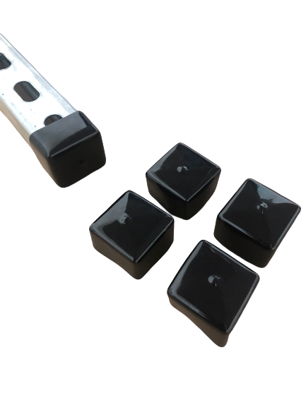 1-5/8" Black End Strut Caps (Pack of 100)