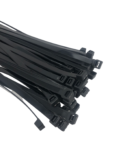 7" Black Cable Ties (Pack of 100)