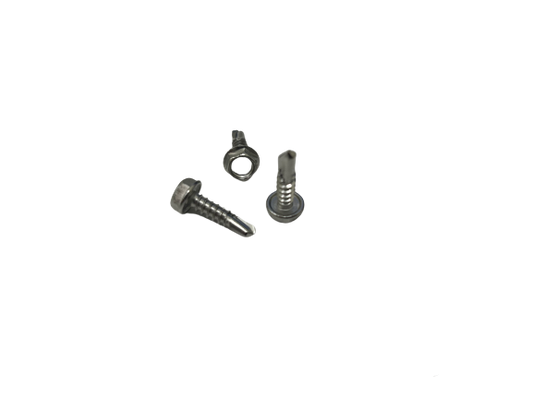 Zip Screw Stainless Steel #10-3/4" Bag of 100