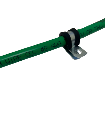 P Clip/Insulated Wire Clamp for 2 AWG or 2/0 Pack of 50