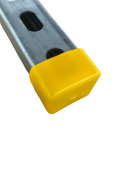 1-5/8" Yellow End Strut Caps (Pack of 100)