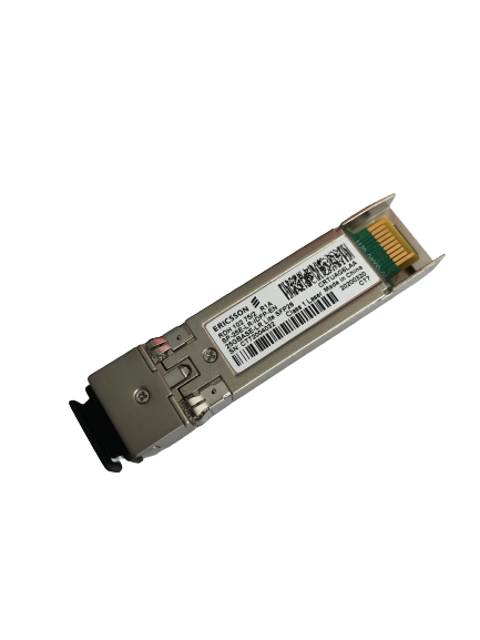 Ericsson RDH 102 75/2 SFP28 25G fiber optic transceiver for high-speed telecom and 5G applications.