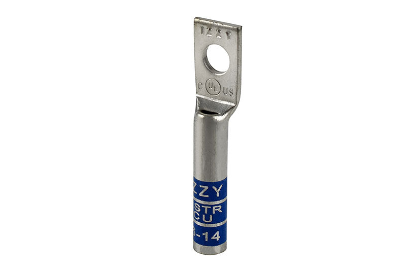 i6-38 Izzy Lug long barrel copper compression lug with 1 3/8" holes inspection window UL Listed CSA Certified