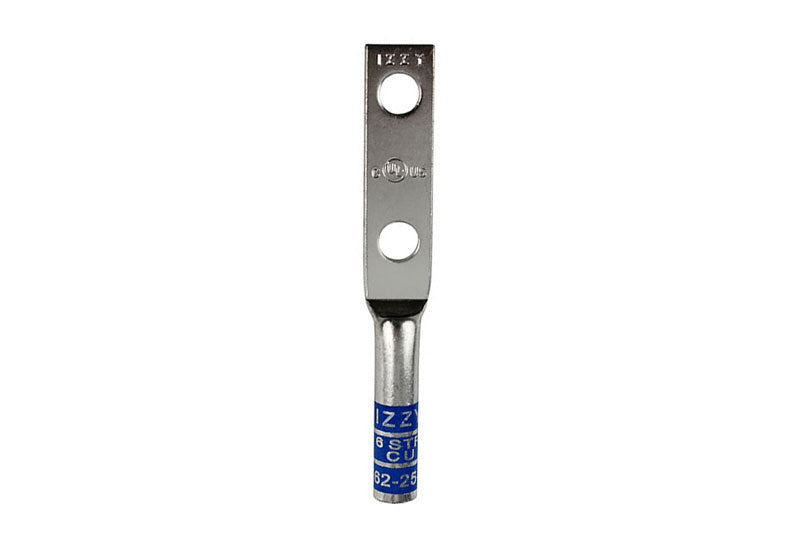 i62-38-1 Izzy Lug copper compression lug with 2 3/8" Hole Spacing: 1" holes UL Listed CSA Certified