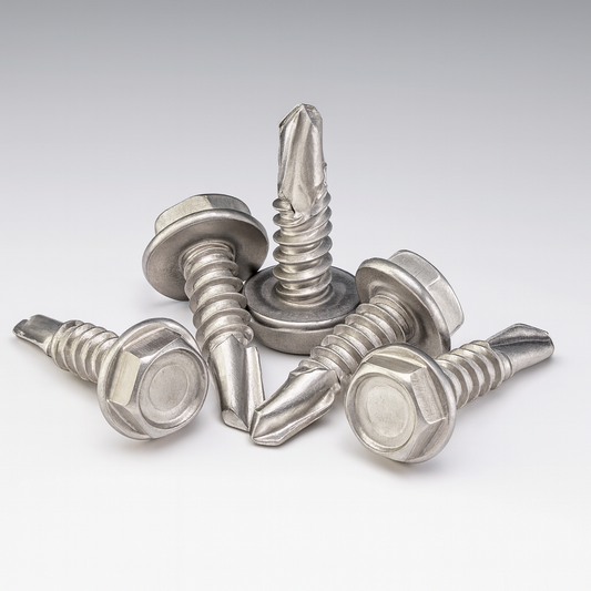 Stainless Steel Zip Screws #10 × 3/4″ – TEK Point (Bag of 100)- Bulk Industrial Fasteners