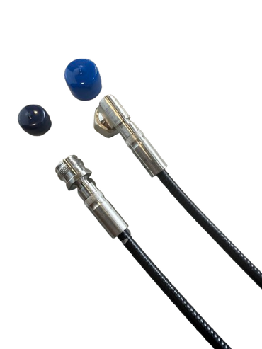 JMA 4.3/10 RA Male to 4.3/10 Female PIM Tested Jumper (1 Meter)