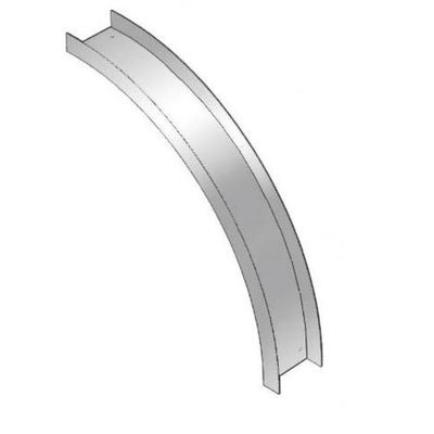 6" Wide 90-Deg Vert Inside Bend Coax Ladder Tray Cover