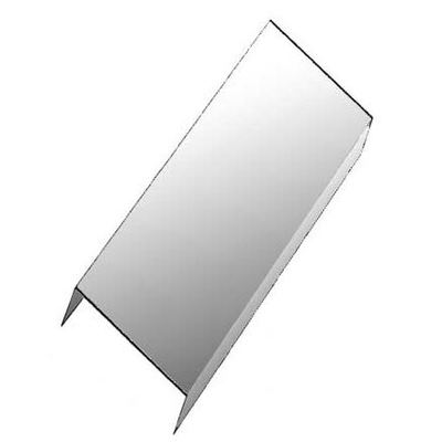 6" wide 12' straight coax ladder tray cover (set of 2 x 6ft). Durable weatherproof protection for rooftop telecom & fiber installations. Local delivery in NJ & NY.