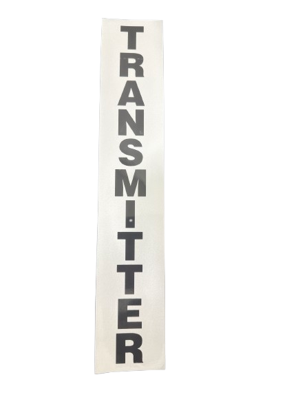 Telecom Sticker Black Transmitter Sticker (Pack of 5) | 19” Reflective Telecom Label ...