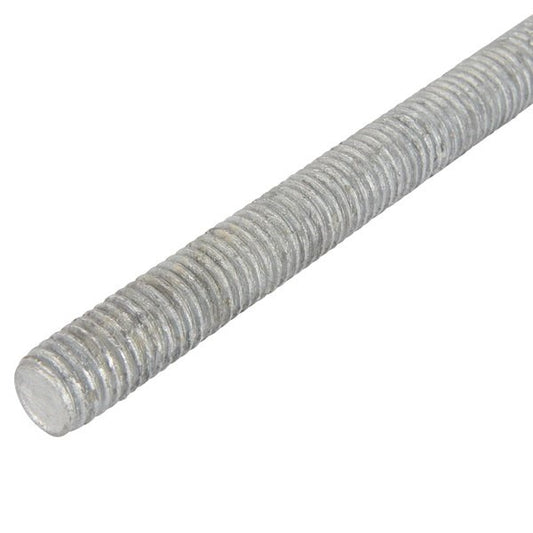 1/2" Galvanized Threaded Rod 1/2"x6'