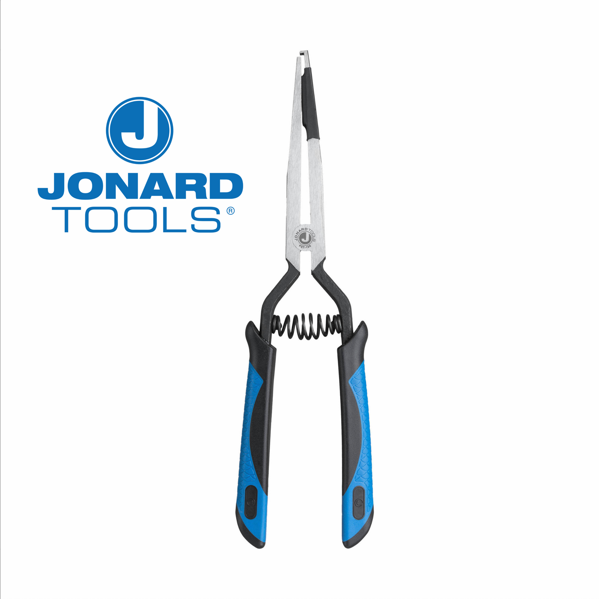 Jonard Tools FCT-100 Fiber Connector Tool for LC/SC (Insertion & Extraction)-Insert and remove LC and SC fiber connectors in tight, high-density patch panels without damaging adjacent ports. The Jonard FCT-100 features rubber-protected jaws, a spring-loaded action, and comfort-grip handles for precise control where fingers can’t fit.