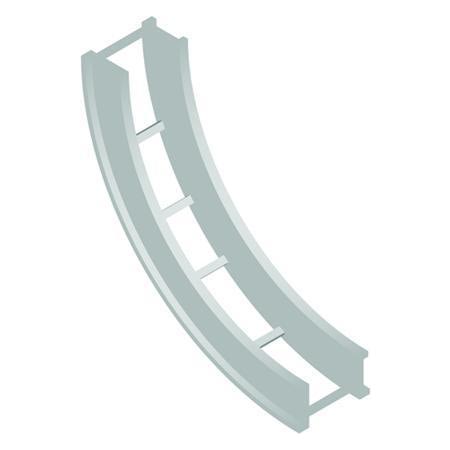 12"w 90-Deg Vert Inside Bend Roof-Top Coax Ladder Sect