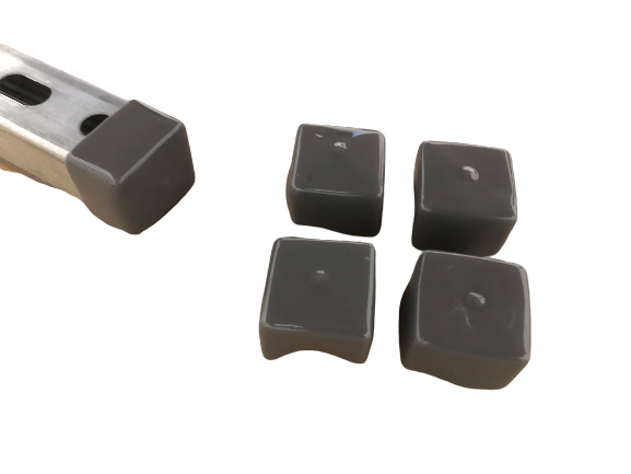 1-5/8" Gray End Strut Caps (Pack of 100)