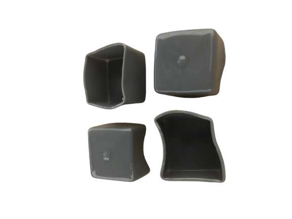 1-5/8" Gray End Strut Caps (Pack of 100)