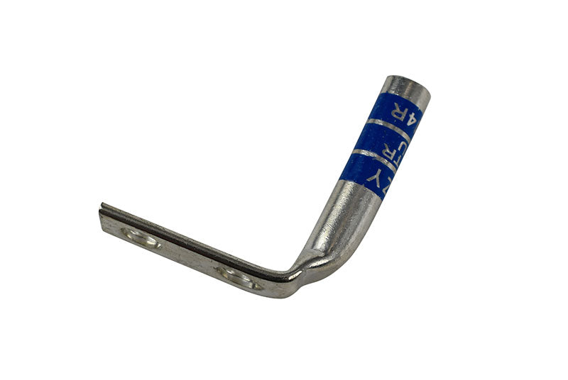62-14R 90* Lug Izzy Lug – 6AWG 2-Hole 1/4"