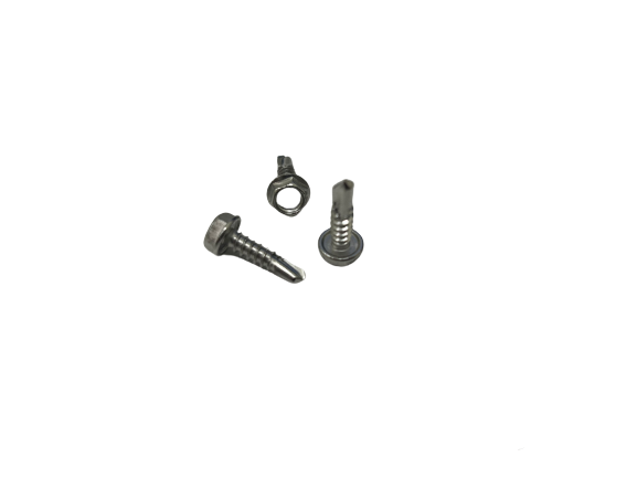 Zip Screw Stainless Steel #10-3/4" Bag of 100