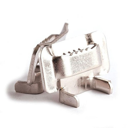 1/2" Stainless Steel Buckle Clamps, (100 per Box)