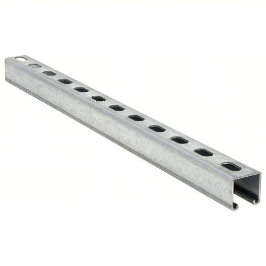 Unistrut 15/8'' x 15/8'' Slotted Channel, 12 Gauge Pre Galv — Sky